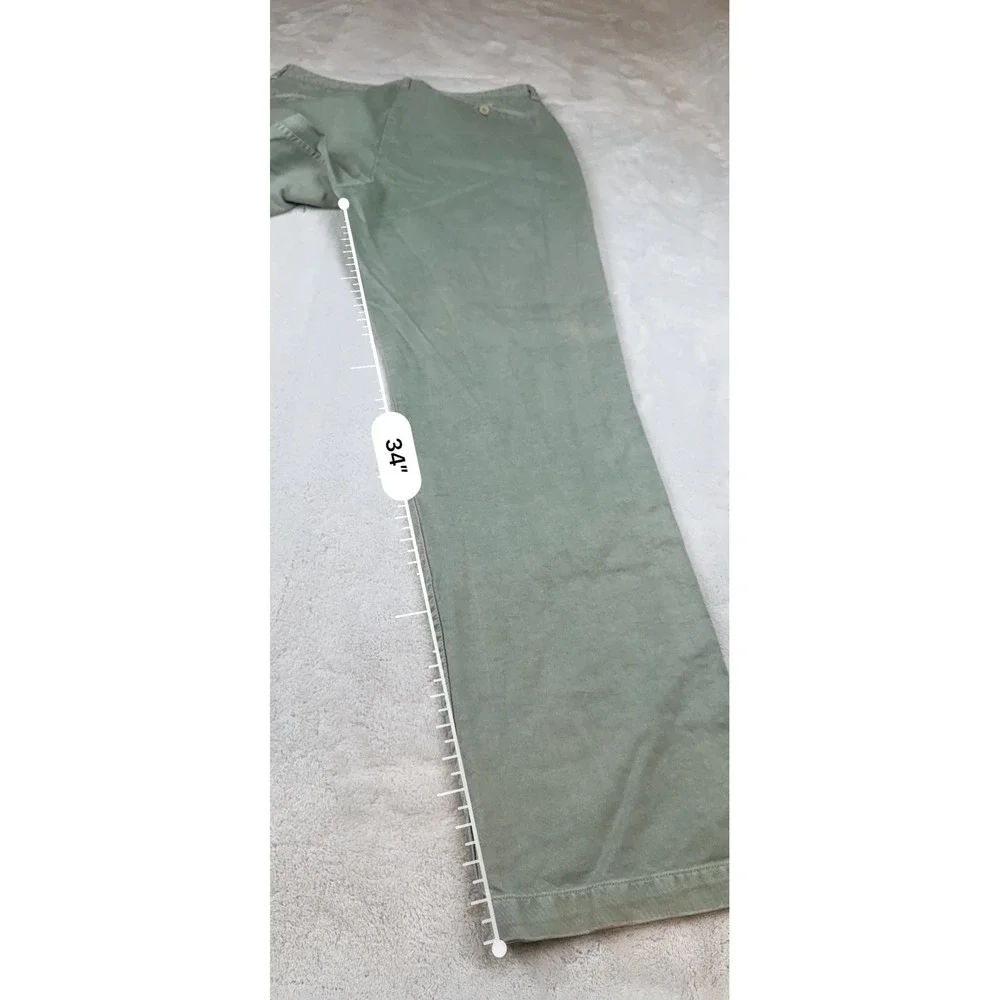 Vineyard Vines Mens‎ Club Pant Chinos Casual 36x34 Sage Green Cotton